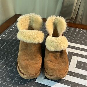 UGG McKay Brown Shearling Ankle Boots